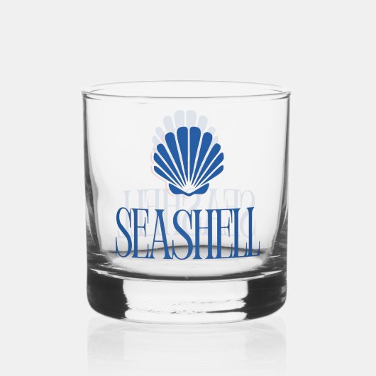 Seashell Whiskyglas (Rückseite)