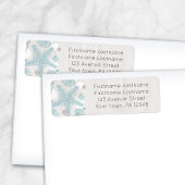 Seashell Whitewusell Wood Beach Address Labels