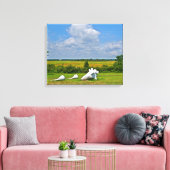 Seashell Wrapped Canvas Leinwanddruck (Insitu (Wohnzimmer))