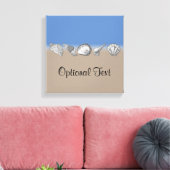 Seashell Zeichnend Kunst Leinwanddruck (Insitu (Wohnzimmer))
