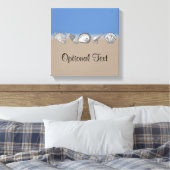 Seashell Zeichnend Kunst Leinwanddruck (Insitu (Schlafzimmer))