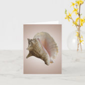 Seashelll Note Card Karte (Gelbe Blume)