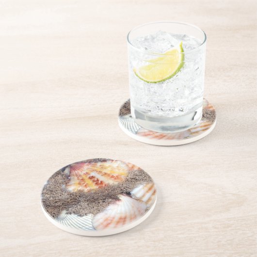 Seashells 2 getränkeuntersetzer (Seite)