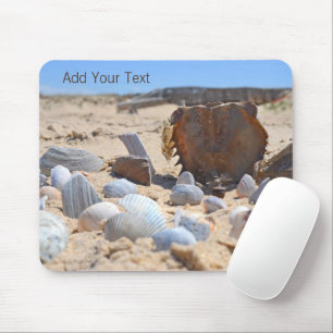Seashells am Strand von Shirley Taylor Mousepad