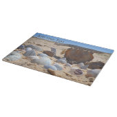 Seashells am Strand von Shirley Taylor Schneidebrett (Ecke)
