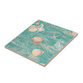 Seashells and Ocean Waves Pattern (10) Fliese (Seite)