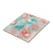 Seashells and Ocean Waves Pattern (11) Fliese (Seite)