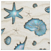 Seashells and Sand Opal ID782 Stoff (Nahaufnahme)