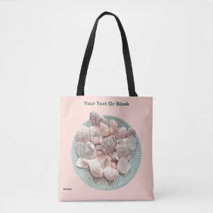 Seashells and Sea Glass Holz Wall Art Lebensmittel Tasche