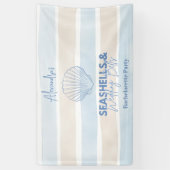 Seashells and Wedding Bachelorette Banner (Vertikal)