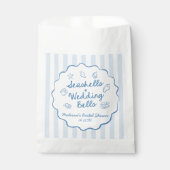 Seashells and Wedding Bells Coastal Bridal Shower Geschenktütchen (Vorderseite)