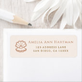 Seashells and Wedding Bells Return Address (Insitu)