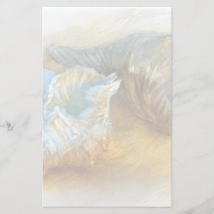 Seashells auf dem Strand Briefpapier