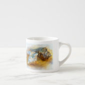 Seashells auf dem Strand Espressotasse (Rechts)