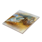 Seashells auf dem Strand Fliese (Seite)