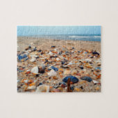 Seashells auf dem Strand-Puzzlespiel Puzzle (Horizontal)