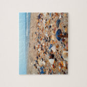 Seashells auf dem Strand-Puzzlespiel Puzzle (Vertikal)