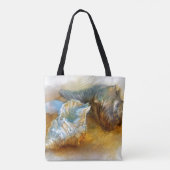 Seashells auf dem Strand Tasche (Rückseite)