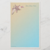 Seashells auf einem Strand Briefpapier (Vorderseite)