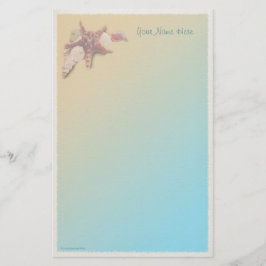 Seashells auf einem Strand Briefpapier