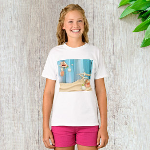 Seashells auf Sand T-Shirt