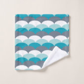 Seashells Badhandtuch Set (Waschlappen)