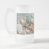 Seashells Beach 3D Tasse - Sippen Sie auf die Meer (Links)