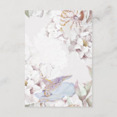 Seashells Beach Hochzeitskarte Begleitkarte (Rückseite)