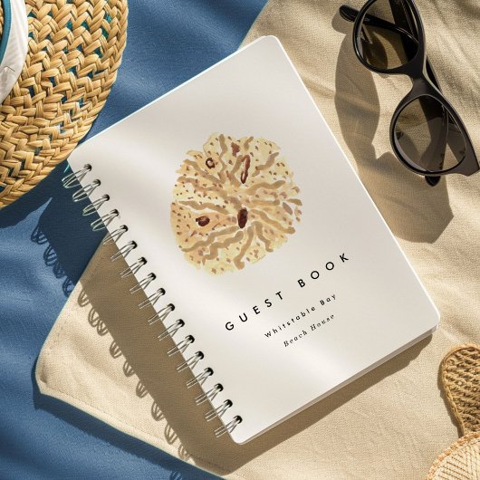 Seashells Beach House Vacation Rental Guest Book Notizblock