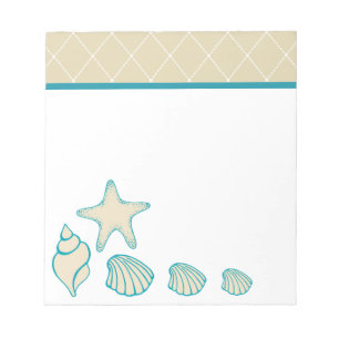 Seashells Beach Notepad Notizblock
