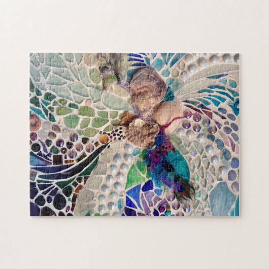 Seashells Beach Pattern Mosaik Puzzle (Horizontal)