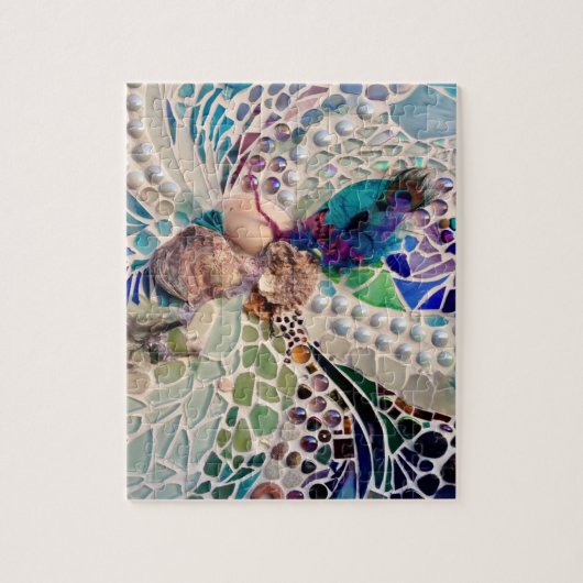 Seashells Beach Pattern Mosaik Puzzle (Vertikal)
