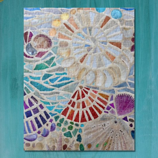 Seashells Beach Pattern Puzzle