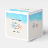 Seashells Beach Save the Date Geschenkschachtel (Vorderseite)