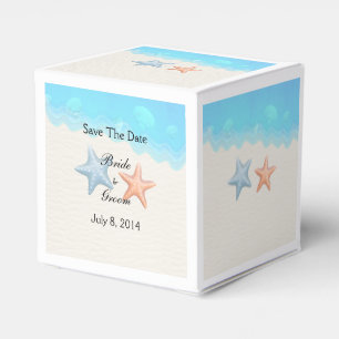 Seashells Beach Save the Date Geschenkschachtel