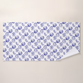 Seashells Beach Symbole Badehandtuch (Badehandtuch)