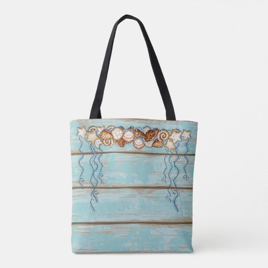 Seashells Beach Tasche (Rückseite)