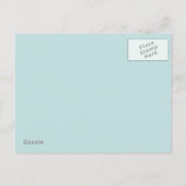 SeaShells Beach Wedding Save the Date Ankündigungspostkarte (Rückseite)