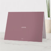 Seashells Birthday Card Sprichwort von allen Karte (Rückseite)