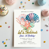 seashells Birthday Einladung