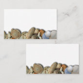 Seashells Blank Escort Cards Platzkarte (Vorne/Hinten)