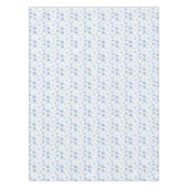 Seashells Blue Watercolor Seashore Tischdecke (Vorderseite)