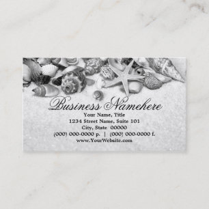 Seashells Business Cards Visitenkarte