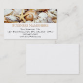 Seashells Business Cards Visitenkarte (Vorne/Hinten)