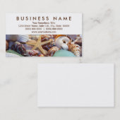 Seashells Business Cards Visitenkarte (Vorne/Hinten)