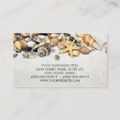 Seashells Business Cards Visitenkarte (Rückseite)