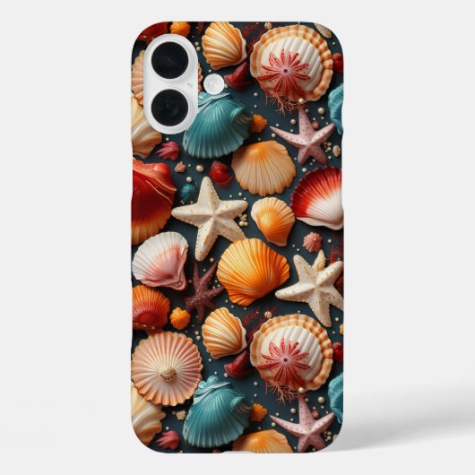 Seashells Case-Mate iPhone Hülle (Rückseite)