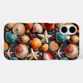 Seashells Case-Mate iPhone Hülle (Rückseite (Horizontal))