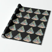 SeaShells Christmas Tree Ocean Water Starfish  Geschenkpapier (Ungerollt)