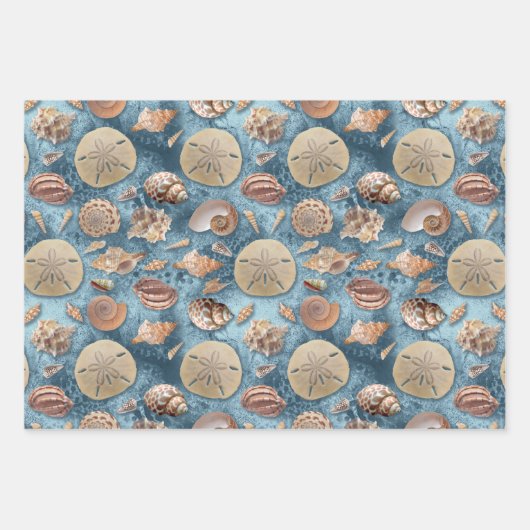 Seashells Collection Geschenkpapier Set (Vorderseite 3)